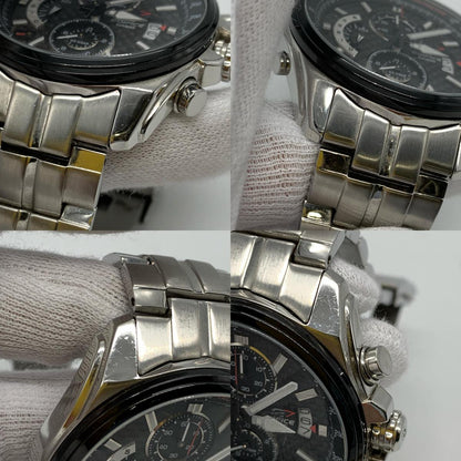 【中古】CASIO | カシオ EDIFICE 腕時計 EFR-501SPJ アナログクォーツ シルバー【姫路東店】