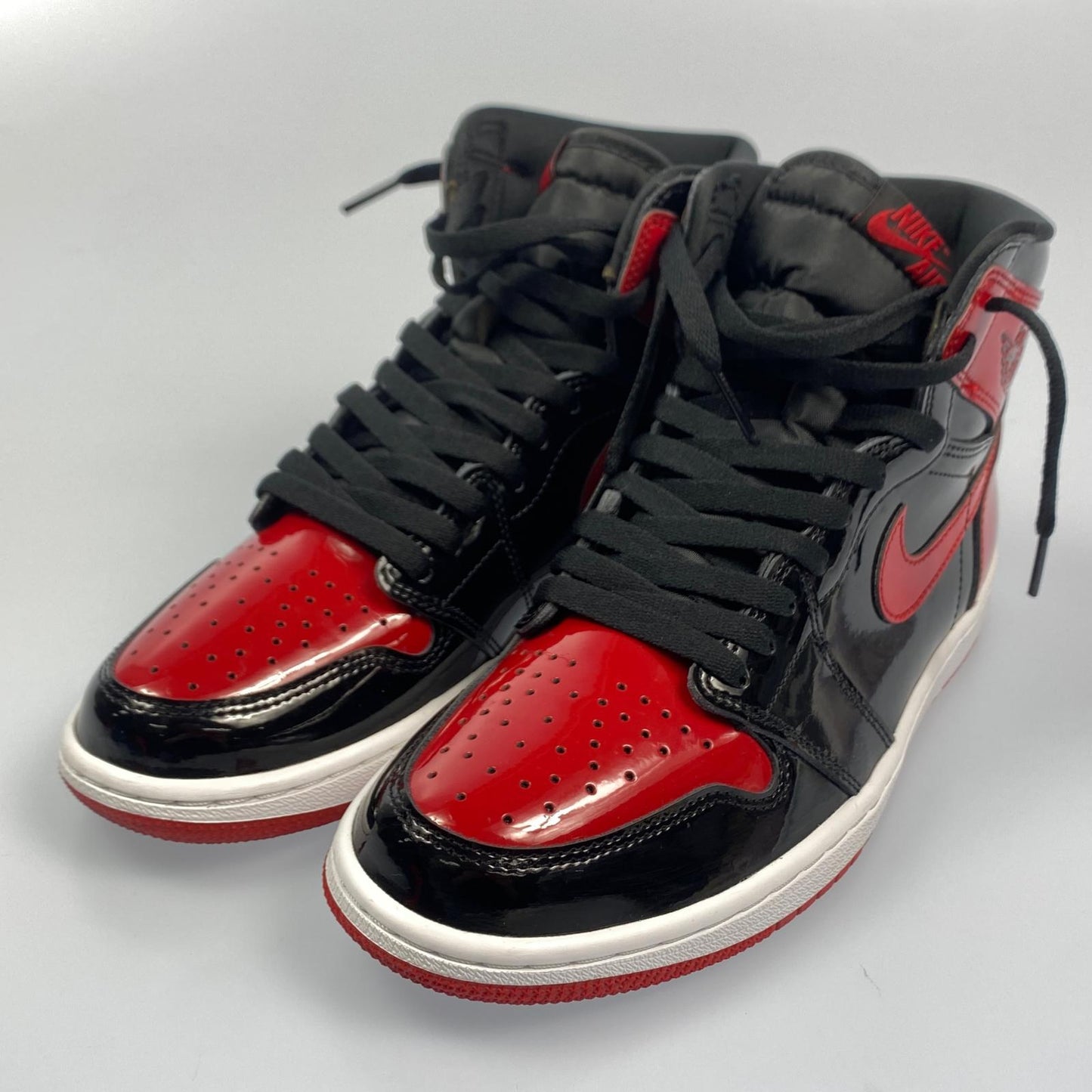 NIKE | ナイキ AIR JORDAN 1 RETRO HIGH OG BRED PATENT スニーカー 555088-063 2022S/S 27.0cm レッド 27cm【姫路東店】