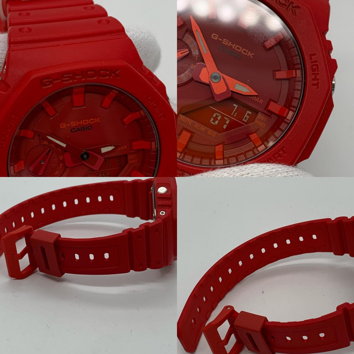 【中古】G-SHOCK | ジーショック 腕時計 GA-2100-4AJF レッド【姫路東店】