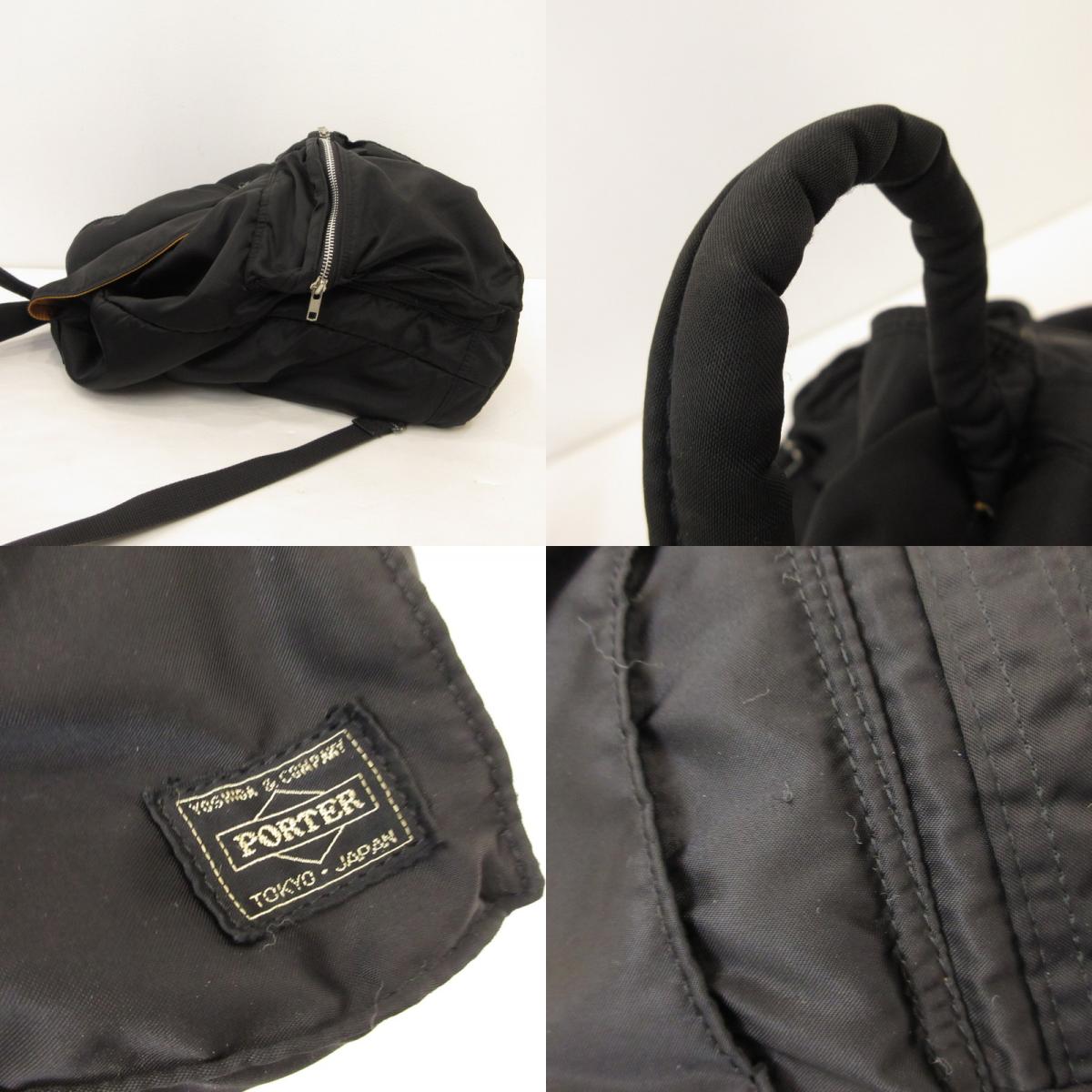 【中古】PORTER | ポーター TANKER RUCKSACK リュック・デイパック 622-01630 ブラック【姫路東店】