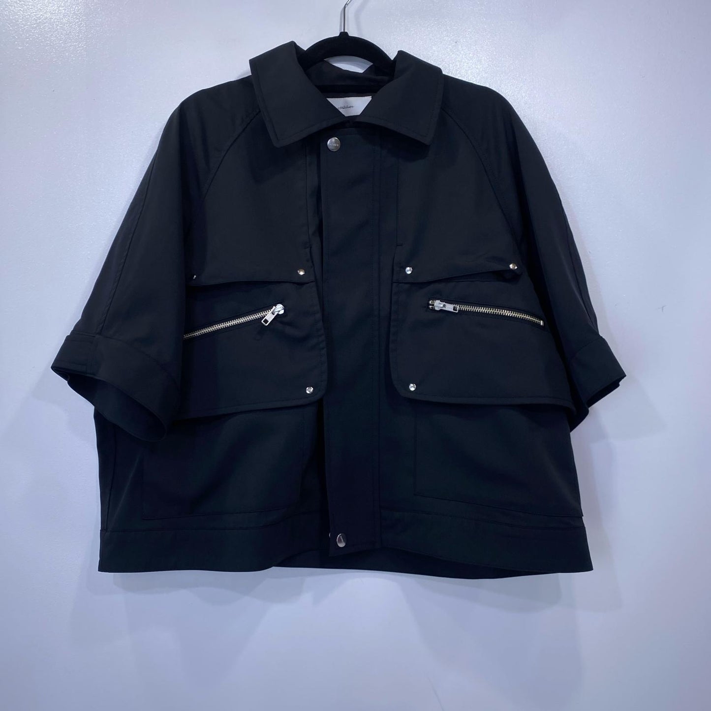 Smooth Tech Super Gimmick Shirt Jacket その他トップス ADRjk1391 ブラック サイズ：S【姫路東店】
