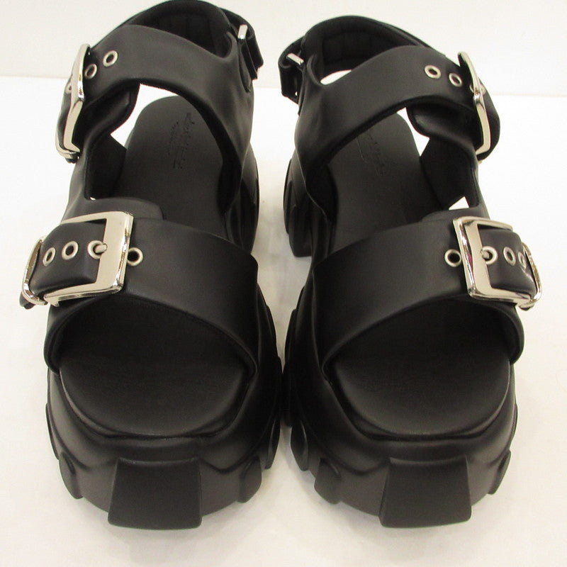 【中古】 EXﾎﾞﾘｭｰﾑﾊｲｿｰﾙ+8cm ﾓｰﾄﾞﾊﾞｯｸﾙｻﾝﾀﾞﾙ サンダル WL-IK016 ブラック 26.5cm【姫路東店】