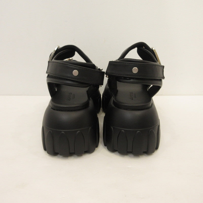 【中古】 EXﾎﾞﾘｭｰﾑﾊｲｿｰﾙ+8cm ﾓｰﾄﾞﾊﾞｯｸﾙｻﾝﾀﾞﾙ サンダル WL-IK016 ブラック 26.5cm【姫路東店】