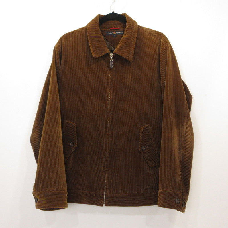 【中古】TOMMY HILFIGER | トミーヒルフィガー スイングトップ 114-611813-520 年式:90-00s ブラウン サイズ：L【姫路東店】