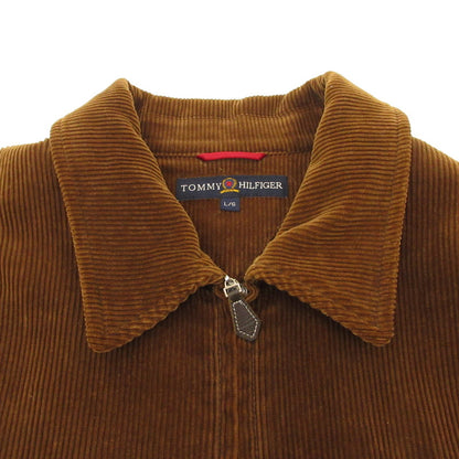 【中古】TOMMY HILFIGER | トミーヒルフィガー スイングトップ 114-611813-520 年式:90-00s ブラウン サイズ：L【姫路東店】