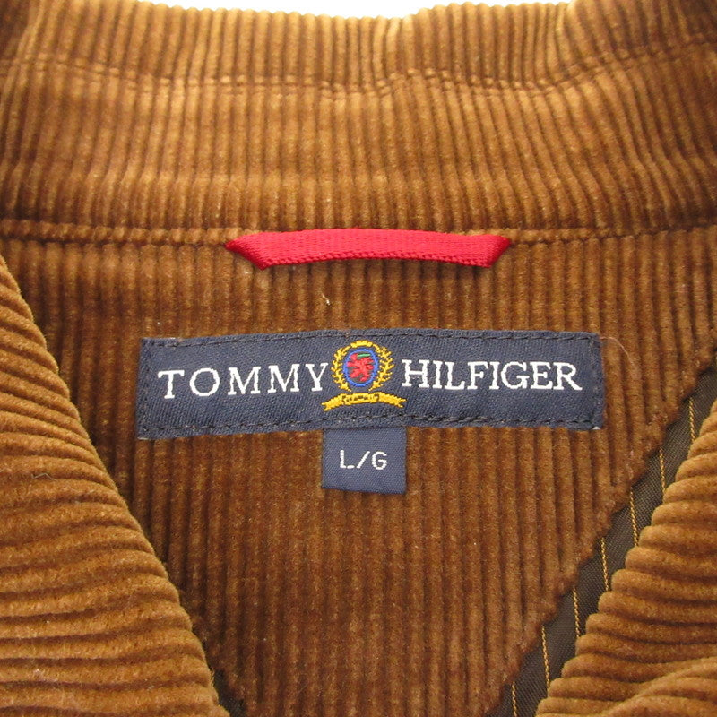 【中古】TOMMY HILFIGER | トミーヒルフィガー スイングトップ 114-611813-520 年式:90-00s ブラウン サイズ：L【姫路東店】