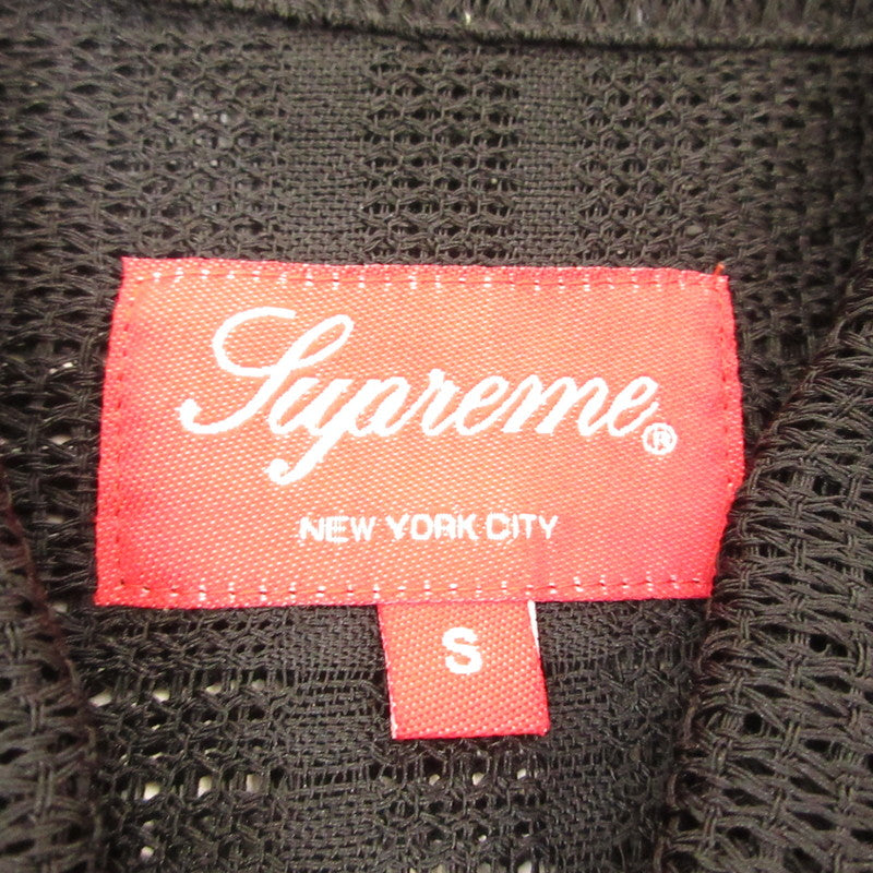 【中古】Supreme | シュプリーム Mesh Stripe S/S Shirt 半袖シャツ 2023S/S ブラック サイズ：S【姫路東店】