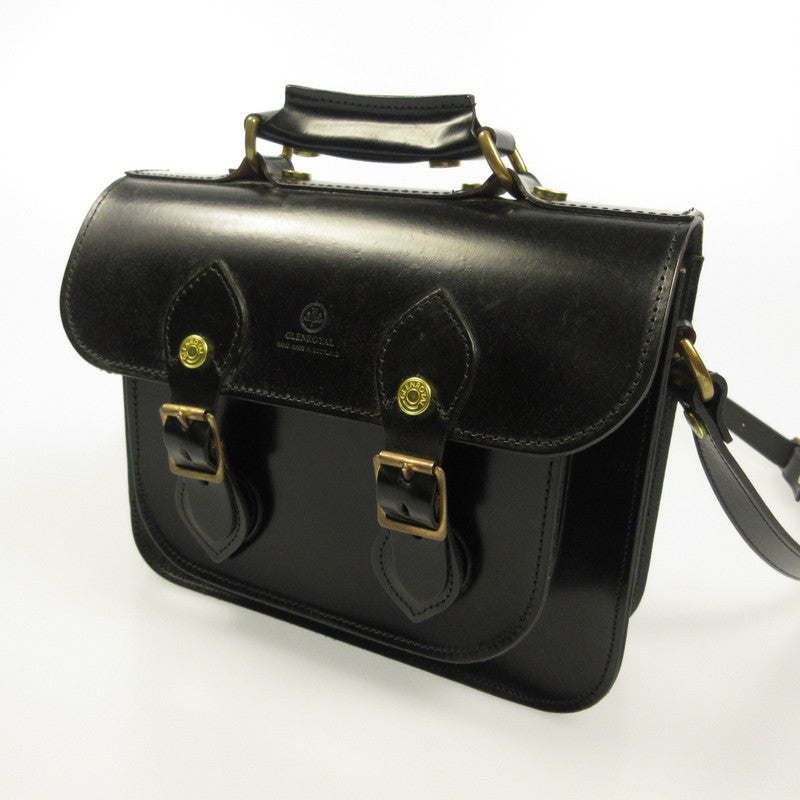 【中古】GLENROYAL | グレンロイヤル サッチェルバッグ 9インチ その他バッグ 2wayバッグ ブラック【姫路東店】