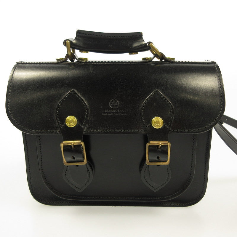 【中古】GLENROYAL | グレンロイヤル サッチェルバッグ 9インチ その他バッグ 2wayバッグ ブラック【姫路東店】