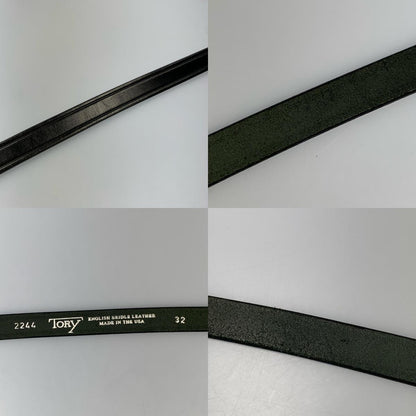 3-Piece Silver Buckle Set Belt ベルト 2244 ブラック サイズ：32【姫路東店】