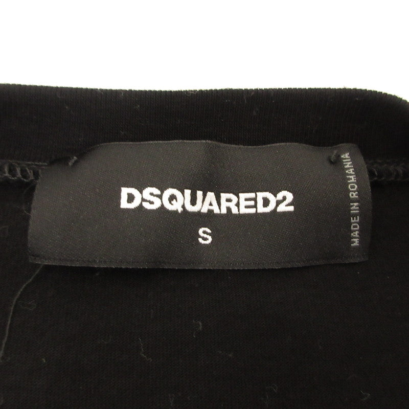 【中古】DSQUARED2 | ディースクエアード Cool Fit Tee macho/0251 半袖Ｔシャツ S71GD1552 国内正規タグ ブラック サイズ：S【姫路東店】