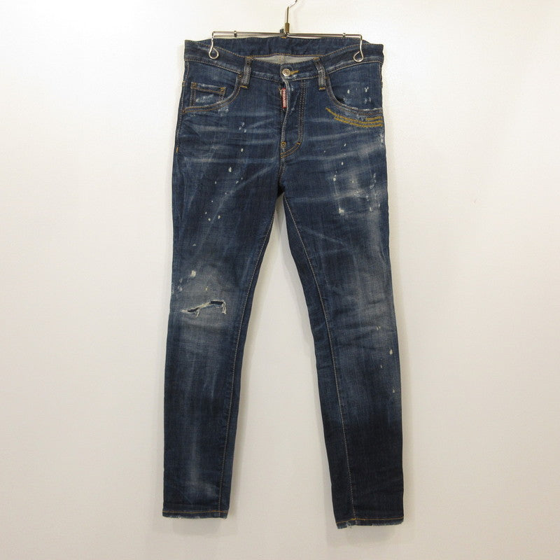 【中古】DSQUARED2 | ディースクエアード Skater Jean デニムパンツ S71LB0780 国内正規タグ ネイビー サイズ：42【姫路東店】