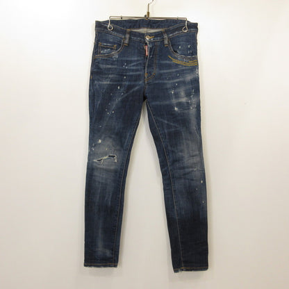 【中古】DSQUARED2 | ディースクエアード Skater Jean デニムパンツ S71LB0780 国内正規タグ ネイビー サイズ：42【姫路東店】