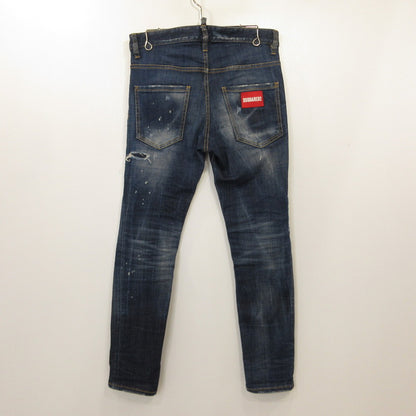 【中古】DSQUARED2 | ディースクエアード Skater Jean デニムパンツ S71LB0780 国内正規タグ ネイビー サイズ：42【姫路東店】