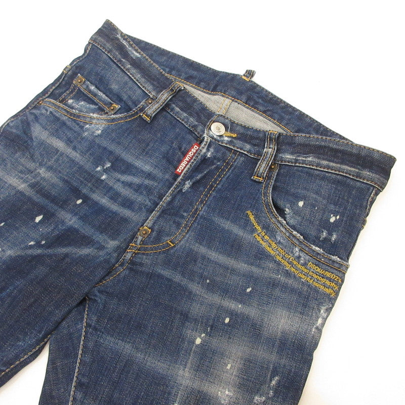 【中古】DSQUARED2 | ディースクエアード Skater Jean デニムパンツ S71LB0780 国内正規タグ ネイビー サイズ：42【姫路東店】