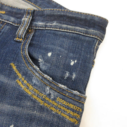 【中古】DSQUARED2 | ディースクエアード Skater Jean デニムパンツ S71LB0780 国内正規タグ ネイビー サイズ：42【姫路東店】