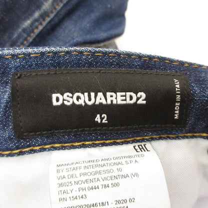 【中古】DSQUARED2 | ディースクエアード Skater Jean デニムパンツ S71LB0780 国内正規タグ ネイビー サイズ：42【姫路東店】