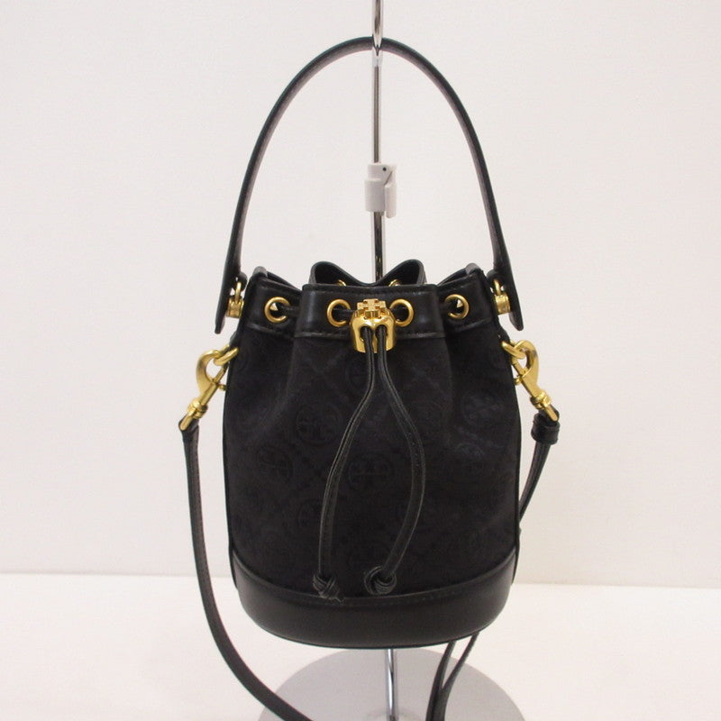 Tory Burch | トリーバーチ T Monogram Mini Bucket Bag その他バッグ 152130 ブラック【姫路東店】
