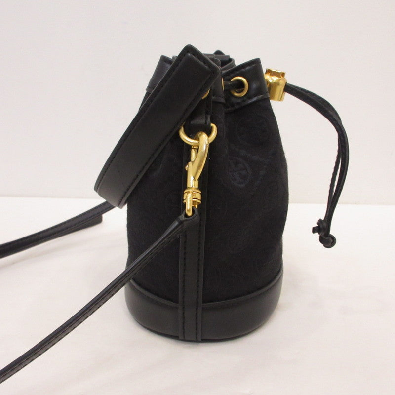 Tory Burch | トリーバーチ T Monogram Mini Bucket Bag その他バッグ 152130 ブラック【姫路東店】
