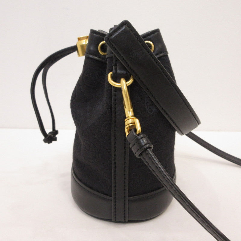 Tory Burch | トリーバーチ T Monogram Mini Bucket Bag その他バッグ 152130 ブラック【姫路東店】