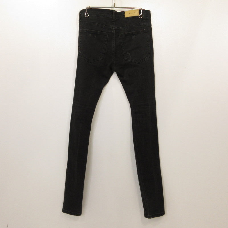【中古】mnml | ミニマル X165 PAISLEY STRETCH DENIM デニムパンツ ブラック【姫路東店】
