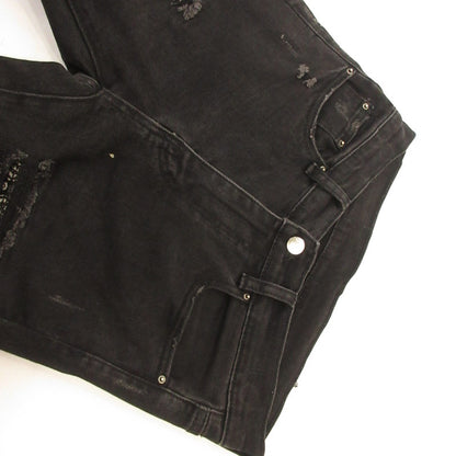 【中古】mnml | ミニマル X165 PAISLEY STRETCH DENIM デニムパンツ ブラック【姫路東店】