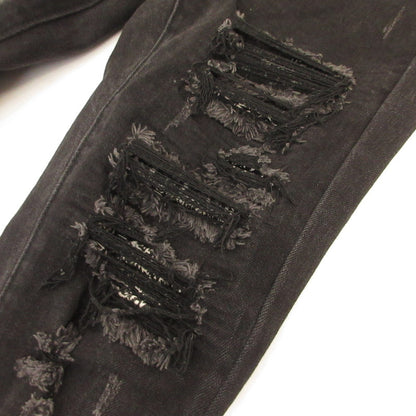 【中古】mnml | ミニマル X165 PAISLEY STRETCH DENIM デニムパンツ ブラック【姫路東店】