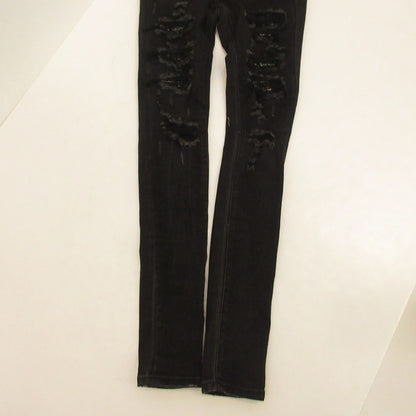 【中古】mnml | ミニマル X165 PAISLEY STRETCH DENIM デニムパンツ ブラック【姫路東店】