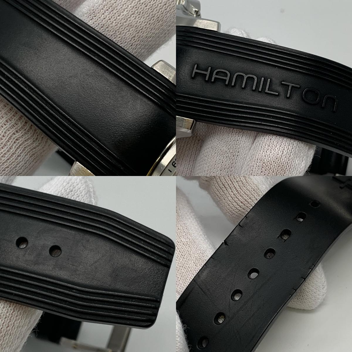 HAMILTON | ハミルトン ｼﾞｬｽﾞﾏｽﾀｰ ﾛｰﾄﾞﾚｰｼﾝｸﾞｸﾛﾉｸﾞﾗﾌ 腕時計 H328160 アナログ自動巻き ブラック【姫路東店】