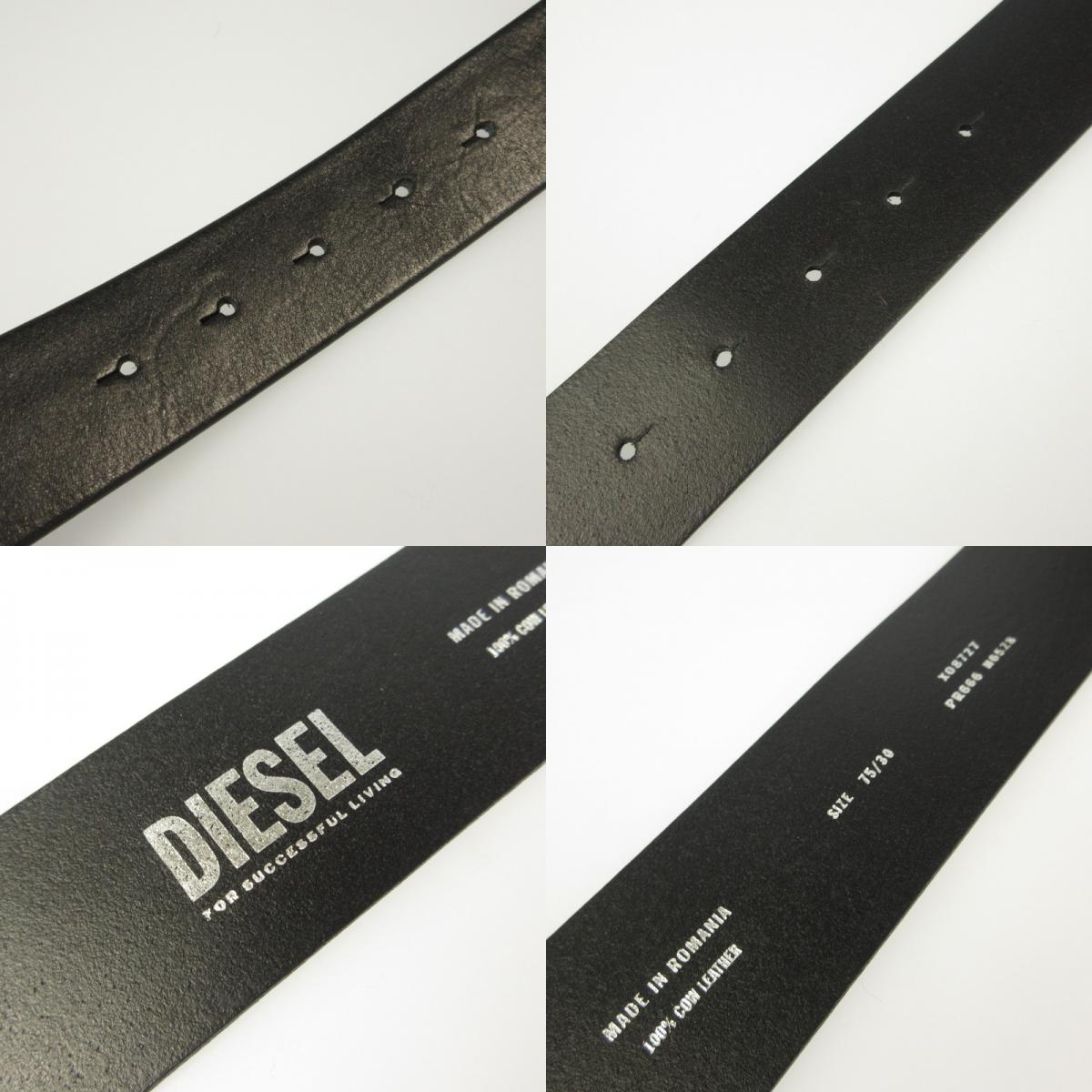 DIESEL | ディーゼル ベルト X08727 ｻｲｽﾞ:75/30 ブラック【姫路東店】