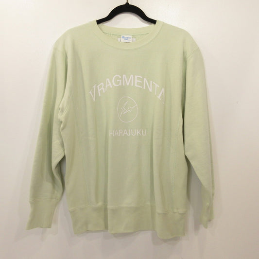 Champion | チャンピオン FRGMT CHAMPION C/N SWEAT スウェット ×FRAGMENT DESIGN ライトグリーン サイズ：L【姫路東店】