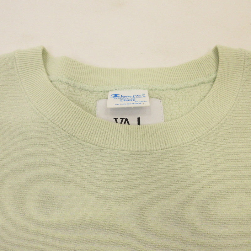 Champion | チャンピオン FRGMT CHAMPION C/N SWEAT スウェット ×FRAGMENT DESIGN ライトグリーン サイズ：L【姫路東店】