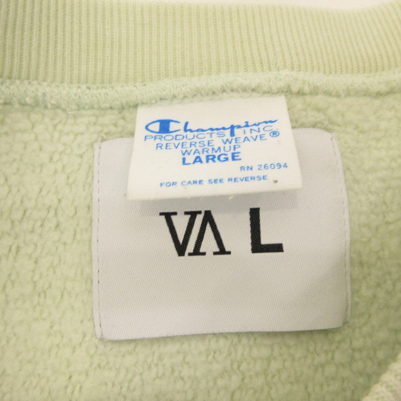 Champion | チャンピオン FRGMT CHAMPION C/N SWEAT スウェット ×FRAGMENT DESIGN ライトグリーン サイズ：L【姫路東店】