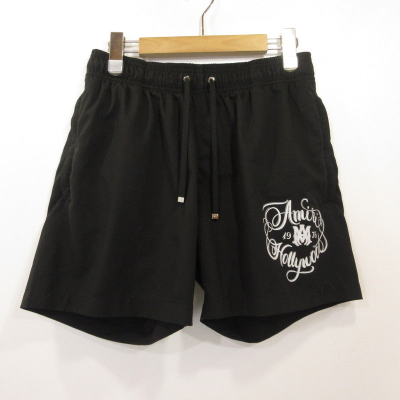 AMIRI | アミリ Hollywood スイムショーツ ショートパンツ AMBOSW1001 国内正規タグ ブラック【姫路東店】