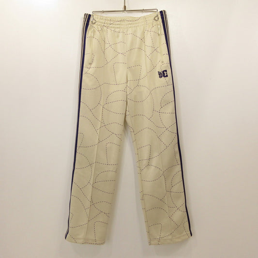 Needles | ニードルス Track Pants - Poly Smooth / Printed パンツ MR609 ×DC SHOES アイボリー サイズ：S【姫路東店】