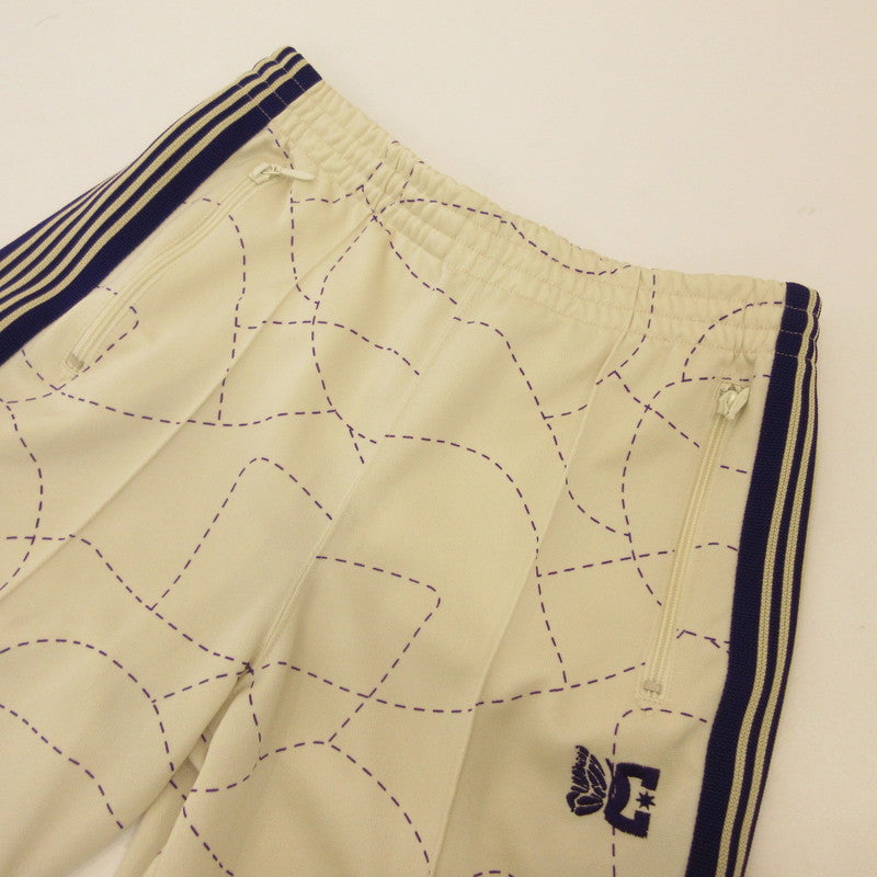 Needles | ニードルス Track Pants - Poly Smooth / Printed パンツ MR609 ×DC SHOES アイボリー サイズ：S【姫路東店】