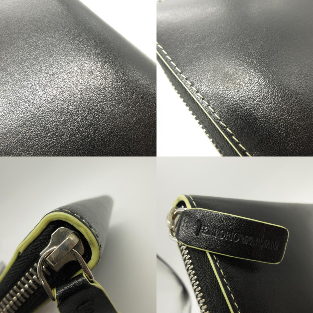 Emporio Armani | エンポリオ・アルマーニ 長財布 Y4R169 Y109E ブラック【姫路東店】