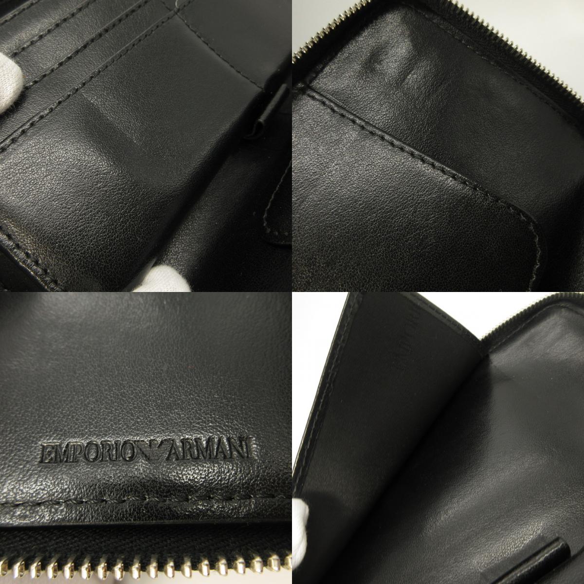 Emporio Armani | エンポリオ・アルマーニ 長財布 Y4R169 Y109E ブラック【姫路東店】