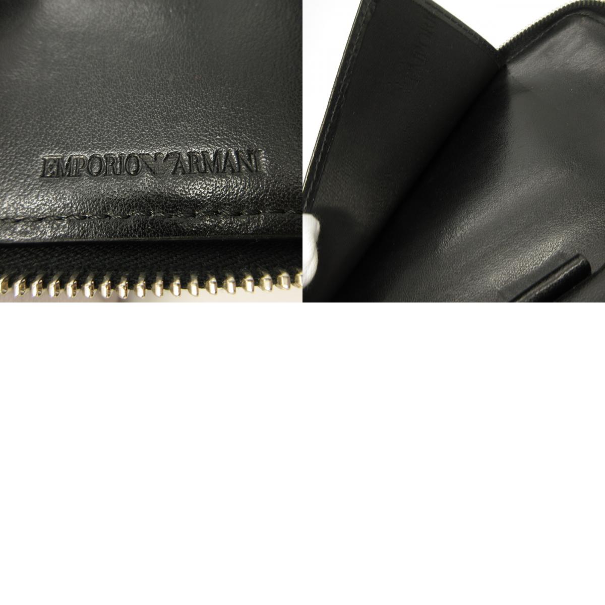 Emporio Armani | エンポリオ・アルマーニ 長財布 Y4R169 Y109E ブラック【姫路東店】