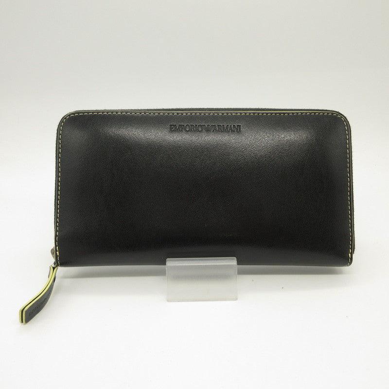 Emporio Armani | エンポリオ・アルマーニ 長財布 Y4R169 Y109E ブラック【姫路東店】