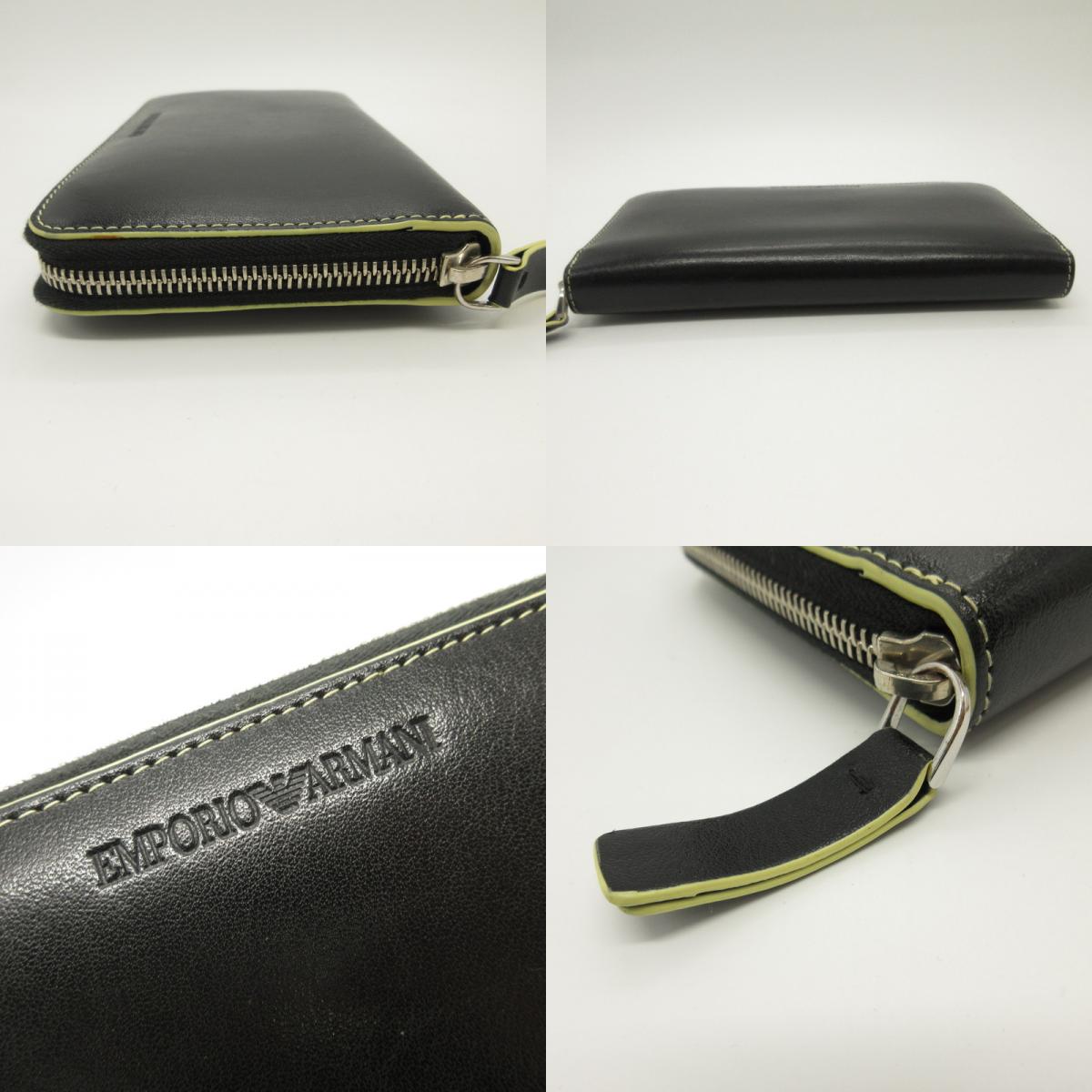 Emporio Armani | エンポリオ・アルマーニ 長財布 Y4R169 Y109E ブラック【姫路東店】