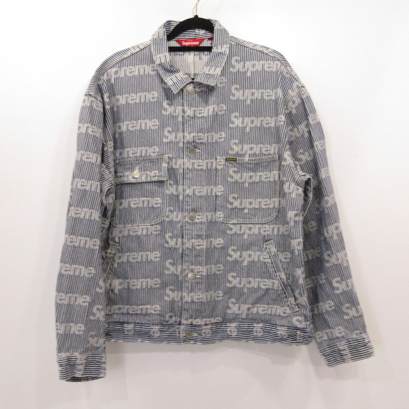 Supreme | シュプリーム Denim Chore Trucker Jacket 'Stripe' デニム 2024S/S サイズ：XL【姫路東店】