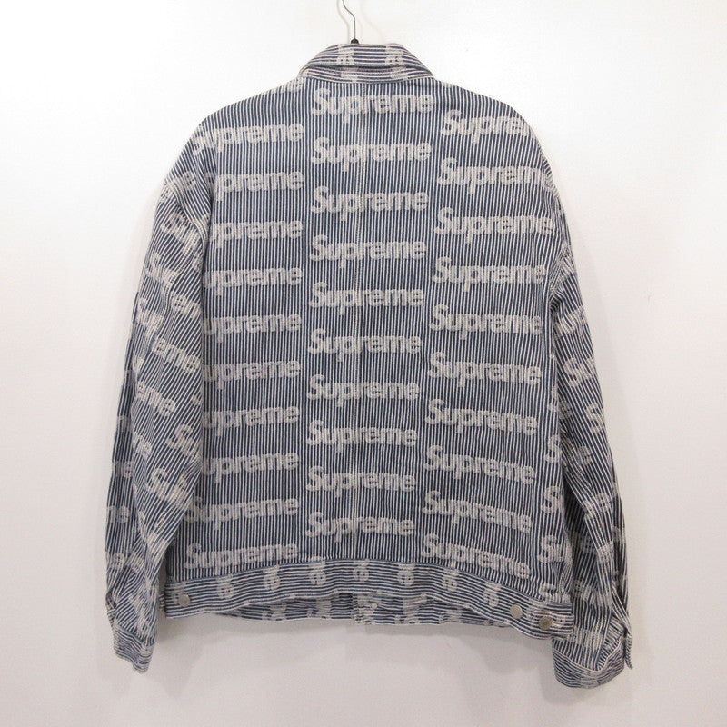 Supreme | シュプリーム Denim Chore Trucker Jacket 'Stripe' デニム 2024S/S サイズ：XL【姫路東店】