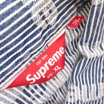 Supreme | シュプリーム Denim Chore Trucker Jacket 'Stripe' デニム 2024S/S サイズ：XL【姫路東店】