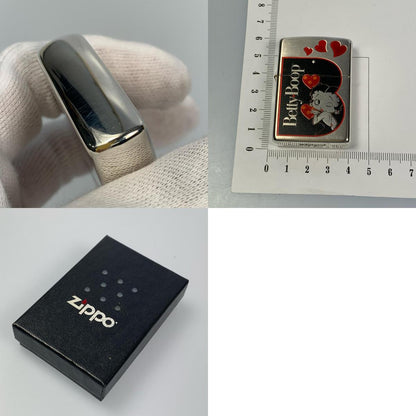【中古】ZIPPO | ジッポ BETTY BOOP 90th LOVE 「B」 ライター 年式:2021年製 シルバー【姫路東店】
