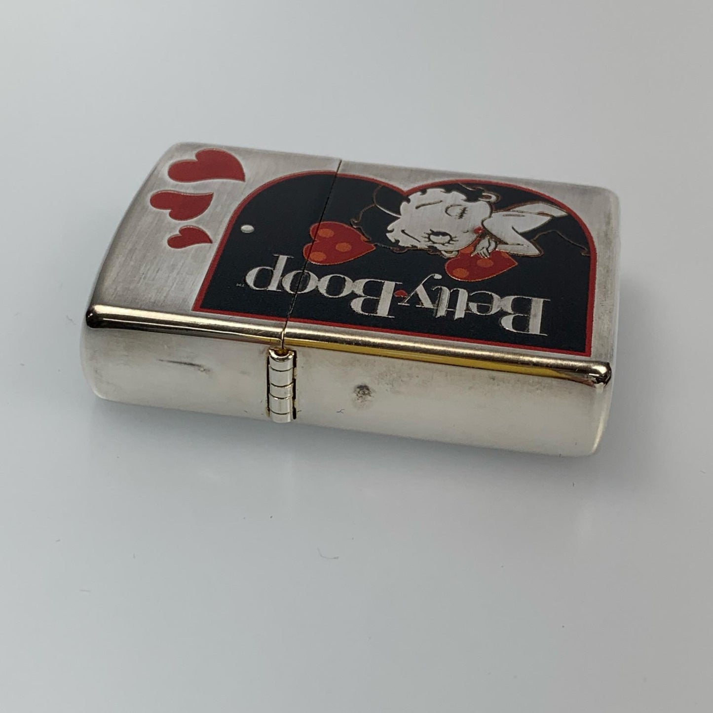【中古】ZIPPO | ジッポ BETTY BOOP 90th LOVE 「B」 ライター 年式:2021年製 シルバー【姫路東店】