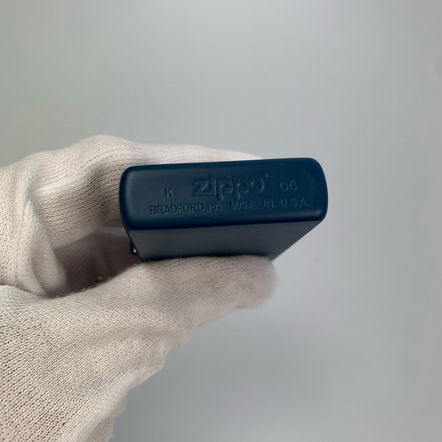 【中古】ZIPPO | ジッポ 押忍! 番長 操 漢ゆver ライター 年式:2006年製 ネイビー【姫路東店】