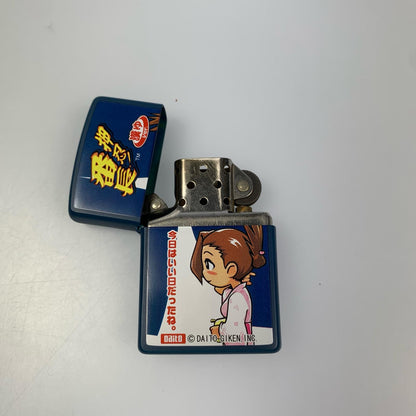 【中古】ZIPPO | ジッポ 押忍! 番長 操 漢ゆver ライター 年式:2006年製 ネイビー【姫路東店】