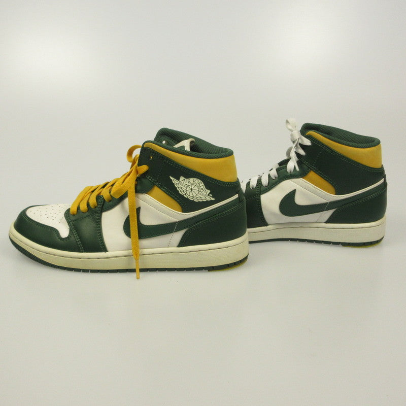 NIKE | ナイキ Air Jordan 1 Mid 'Seattle Supersonics' スニーカー 554724-371 グリーン 27cm【姫路東店】