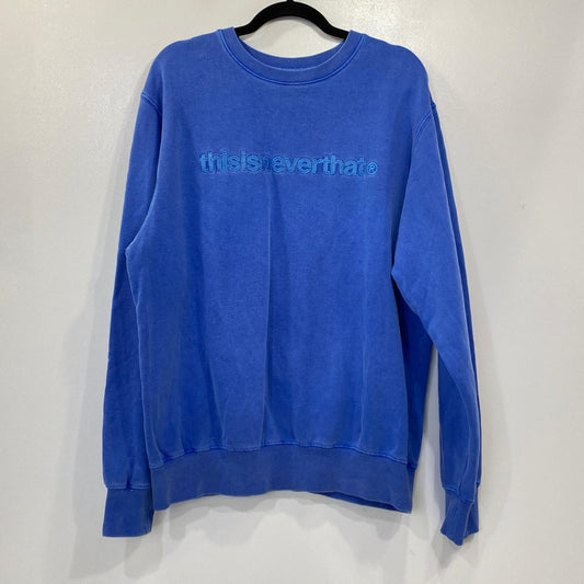 thisisneverthat | ディスイズネバーザット T-Logo Crewneck スウェット TN230TSWCW01 ブルー サイズ：L【姫路東店】
